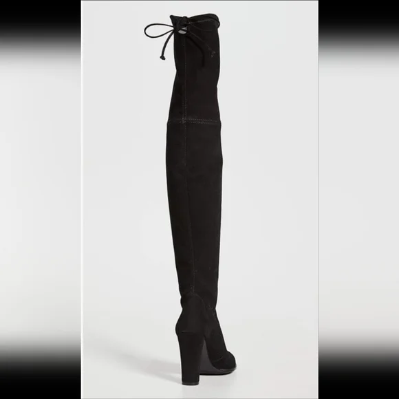 Stuart Weitzman Highland Black Boots Size 5.5 M Brand New - Picture 4 of 6